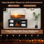 Meuble télé Lark Manor ™ pour téléviseur à écran plat 65 po avec foyer électrique 18 po-68487750