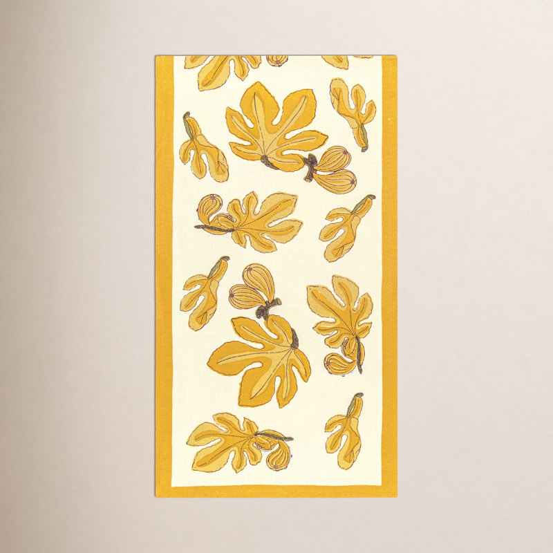 Debarata Runner - Rectangular, 72" x 16", Yellow/White