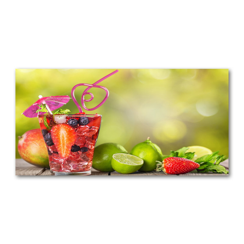 Fruit Cocktail 1 Piece Wrapped Canvas Wall Art