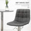 Liniyah Swivel Upholstered Adjustable Height Bar Stool with Steel Frame-1479691340-1479848534
