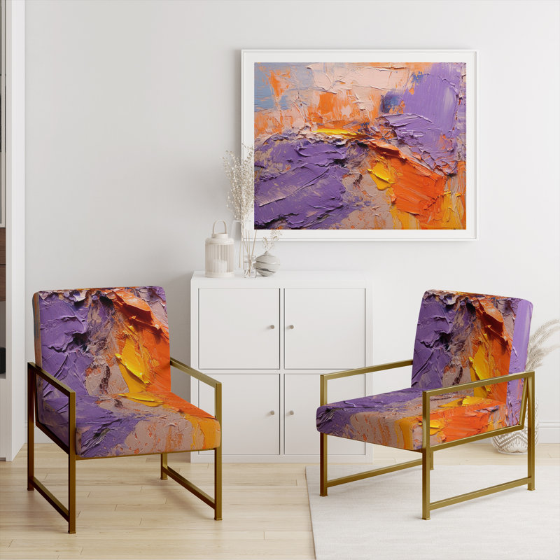 Fauteuil Evolving, Doré