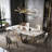 Trestle Base Dining Set-98601535-122739155