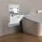 Recessed Tilt Out Wall Mounted Trash Can