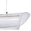 Luminaire suspendu linéaire en acrylique Parkhill