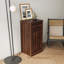Bar modulaire en noyer brun avec buffet