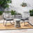 MILAN 3PC CHAT SET