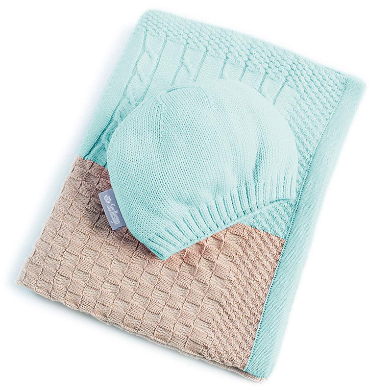 Cotton Baby Blanket, Green
