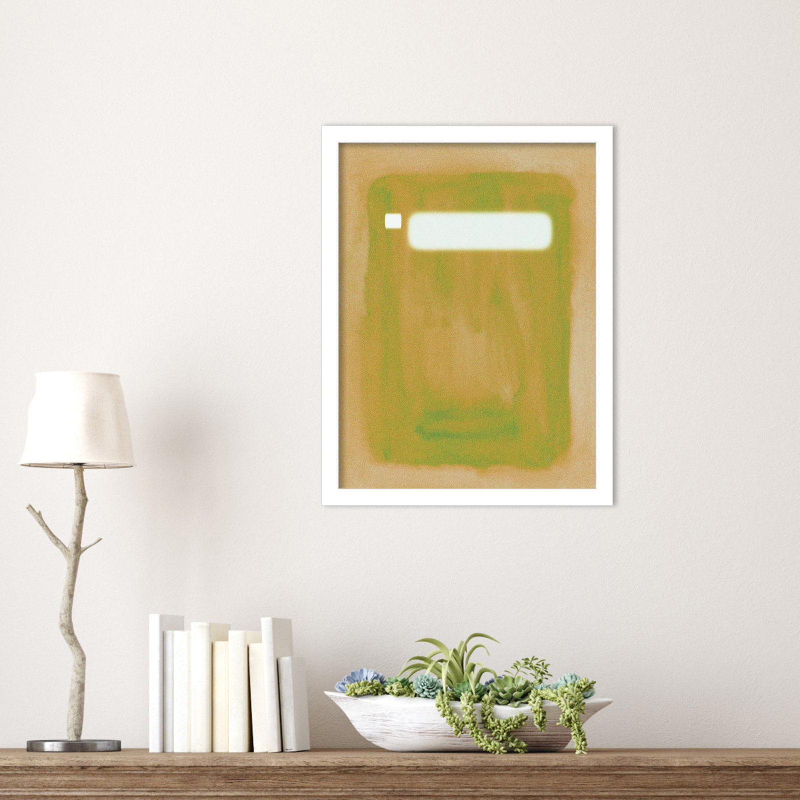 Focal Point II Print by Melissa Wang, White, 17" H x 13" W