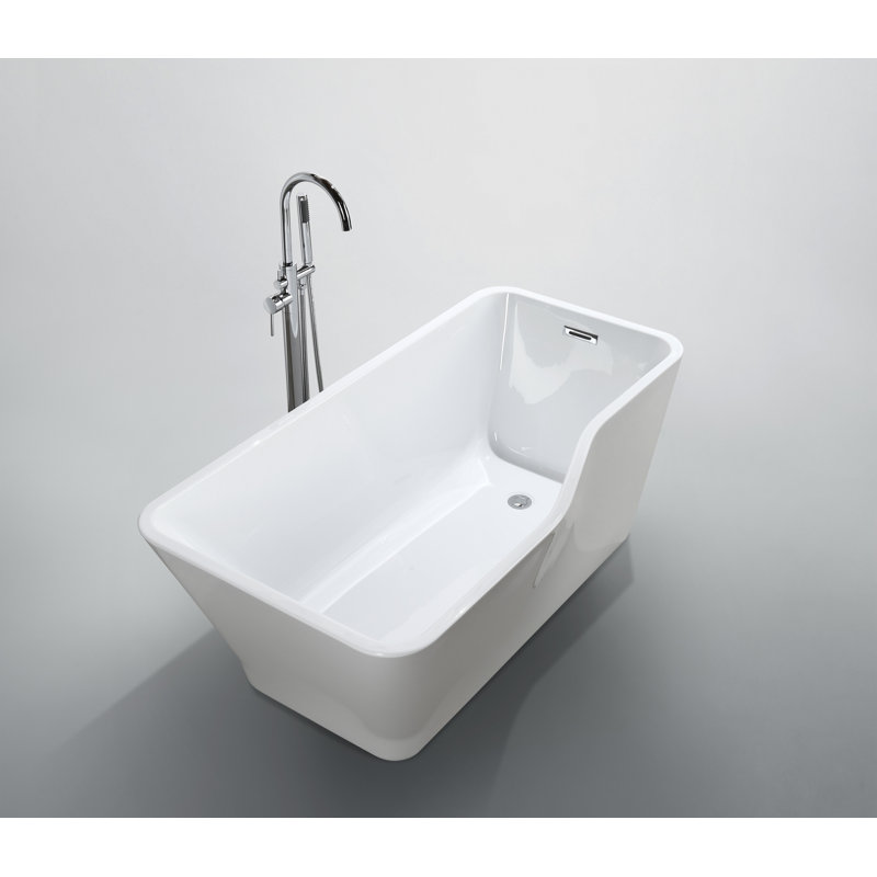 Toulouse 59'' x 31'' Soaking Acrylic Bathtub
