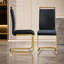 Chaises de salle à manger cantilever modernes Amari en similicuir avec base au fini doré (lot de 2)-1268853338-1214924634-1236662290