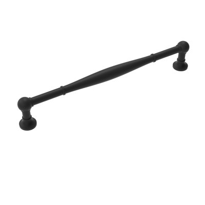 Fuller Collection Appliance Pull - 12" Center to Center Cabinet Pull Matte Black - Traditional Hardware for Drawers & Cabinets