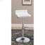 Tabouret de bar ajustable blanc (ensemble de 2)