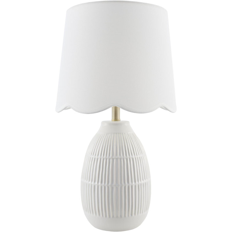 Aarzish Table Lamp, White