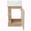 Meuble-lavabo simple 18,6 po avec comptoir en céramique Janesse-901587978