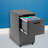 16'' Wide 2 -Drawer File Cabinet