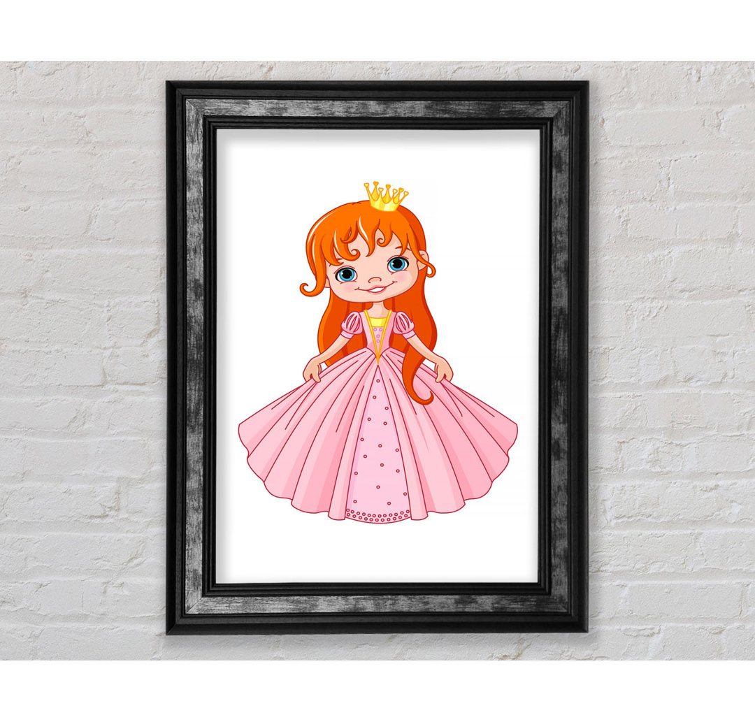 Gerahmtes Poster Princess Dress