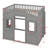 House Loft Bed With Ladder-566948131