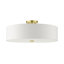 Plafonnier semi-encastré 5 lumières Bazilijus-430015665-430015663