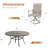 Hereth 60" Round Patio Dining Set with Textilene Chairs -75893297