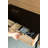 Rattan 2-Drawer Console Table - Black/Rattan