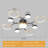Lynetta Modern Chandeliers Light Fixture, Modern Industrial Farmhouse Led 4000k Lighting, Rustic Sputnik Chandelier Ceiling Lamp For Kitchen Bedroom Living Room Hallway-122924802-122924803