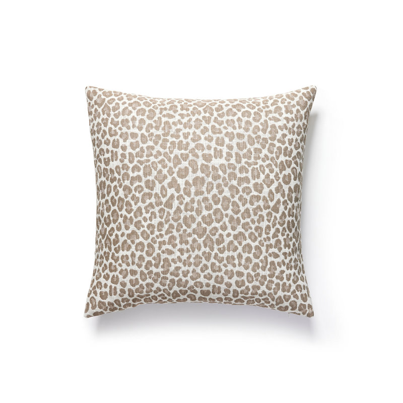 Backyard Bengal Pillow, Limestone