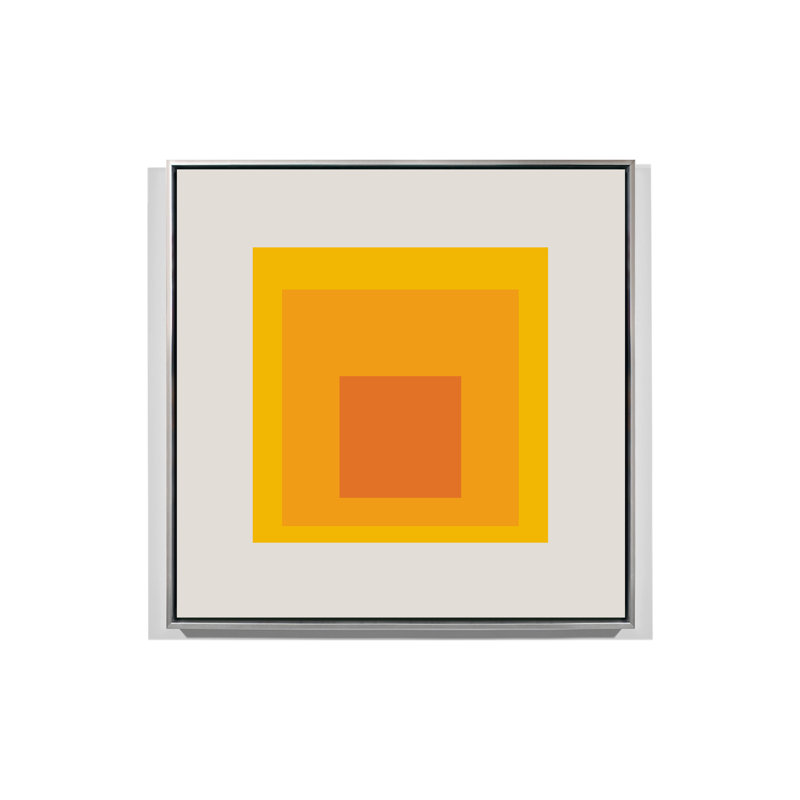 Square Series Print, Silver Floater Framed, 30" W x 30" H