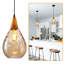 URBNLIVING 1 - Light Amber Single Pendant