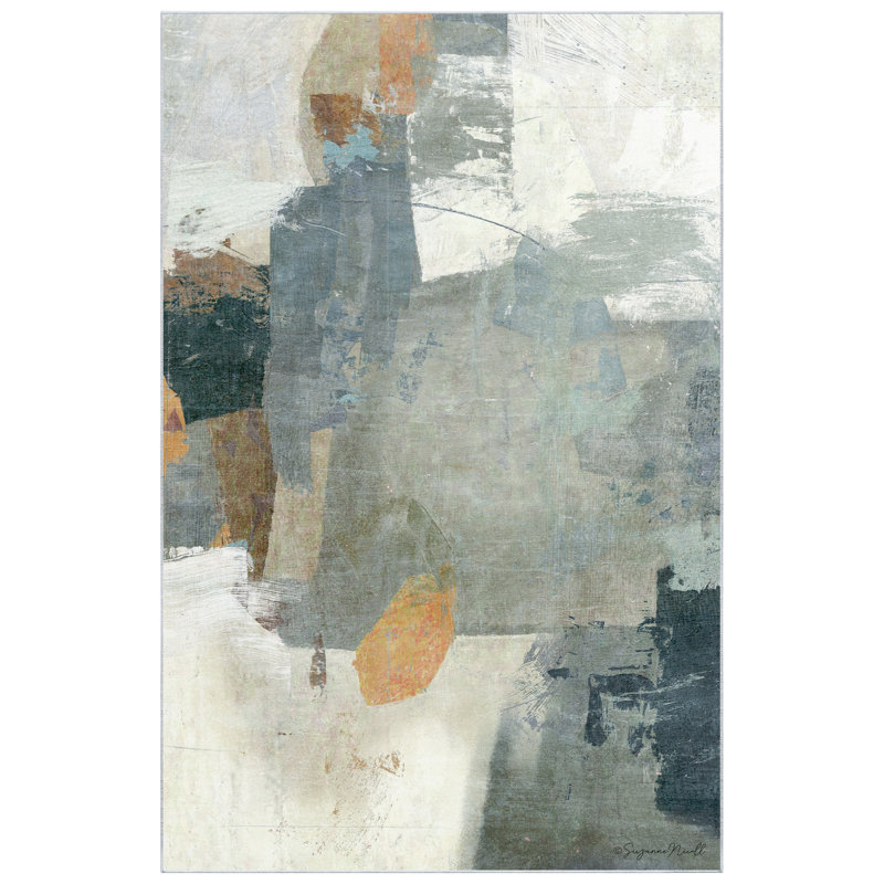 Interstellar Washable Abstract Area Rug, Power-loomed, Heavenly Softness with Non-Slipping Backing