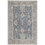 Tapis oriental bleu / gris en laine / coton noué à la main Chay-1634306725