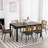 Rattan Back Upholstered Dining Chair-864672089-851482100