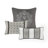 7 Piece Comforter Grey King - Charm Fine-116011713-116011714