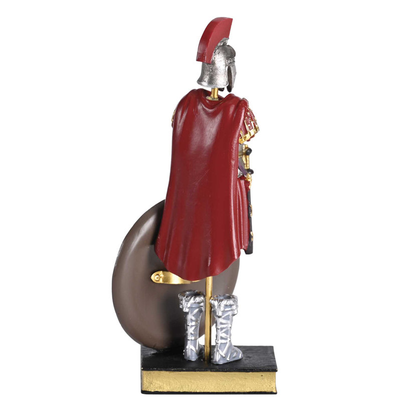 Figurine pleine armure de dieu or rouge 6H
