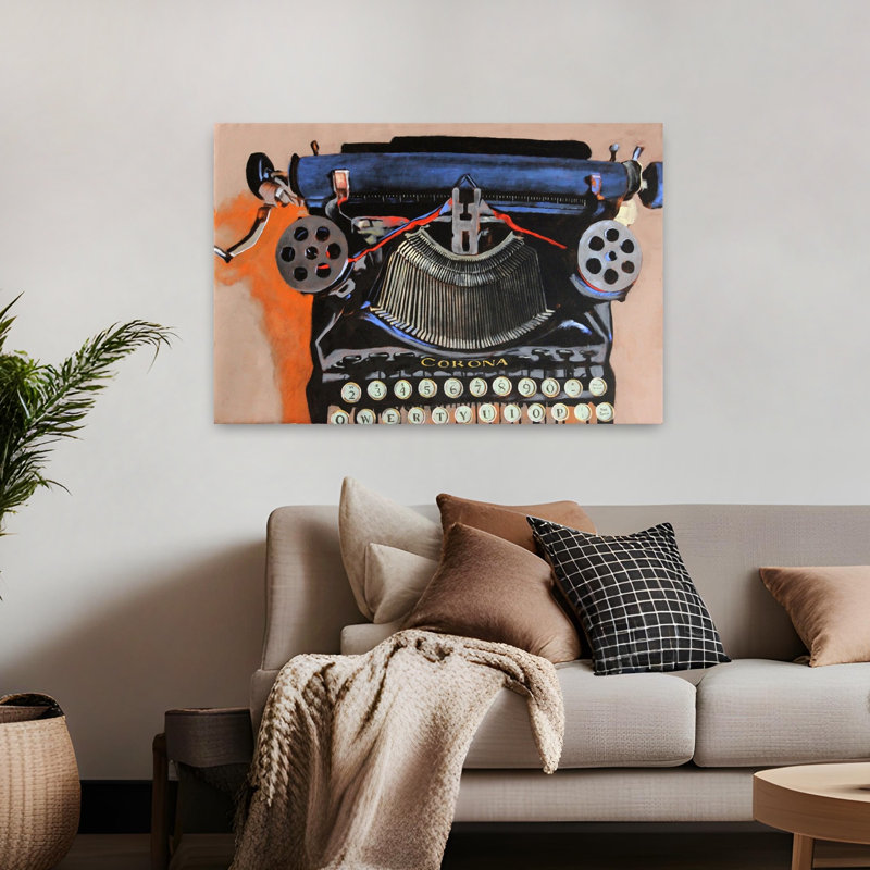 1928, Corona-4, impression d'art classique rétro classique, 32" H x 48" W