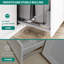 Double poubelle de recyclage escamotable 37 pintes-86769871