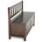 Artisan 47"W Solid Wood Transitional Storage Bench with Lift-Up Lid and Decorative Side Panels-2062155819