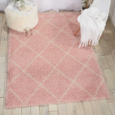 Tapis marocain à poils longs Rosetta