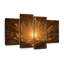 Lotus lotus lotus sur toile 4 pièces-92790325