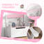 Shontavius 17 Stories Toy Box 2 in 1 Kids Chest with Lid Large Toy Storage Bench-103202253