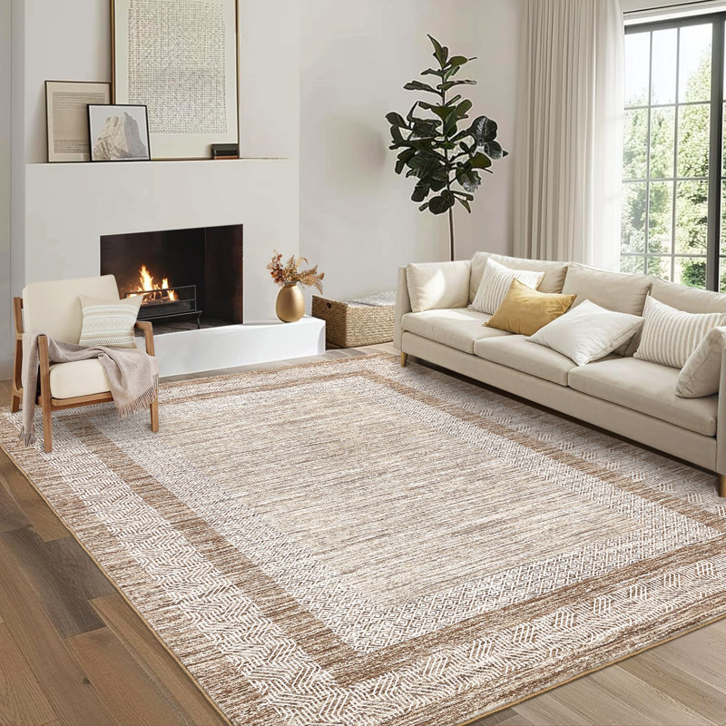 Tapis Lavable à la machine Randolph, Rectangle 5 pi x 7 pi