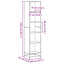 Borough Wharf Bookcase Engineered Wood-810684125-810684070