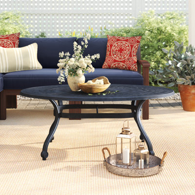 Arup Oval Outdoor Coffee Table , 46 " W 31 " D