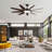 70.96'' Ceiling Fan with LED Lights