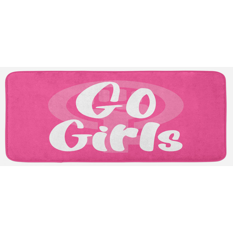 Tapis de cuisine Girl Slogan