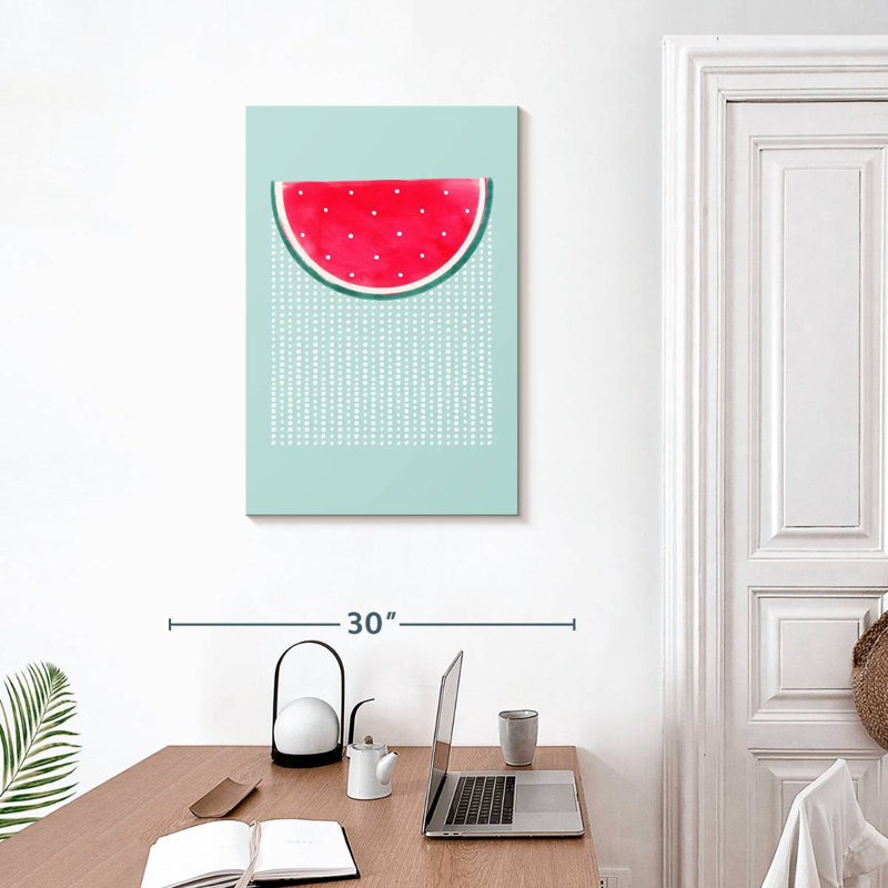 Pluie de melon d'eau Yarlin, H 30 po x l 20 po