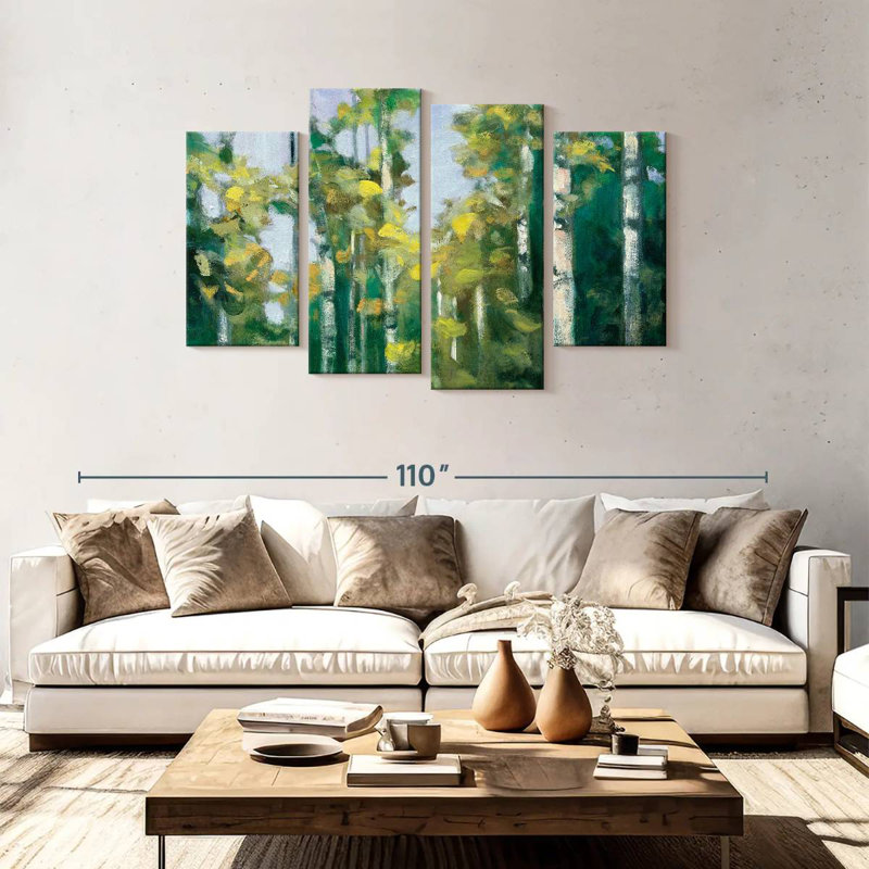 Alvord Birches, H 48 po x l 75 po