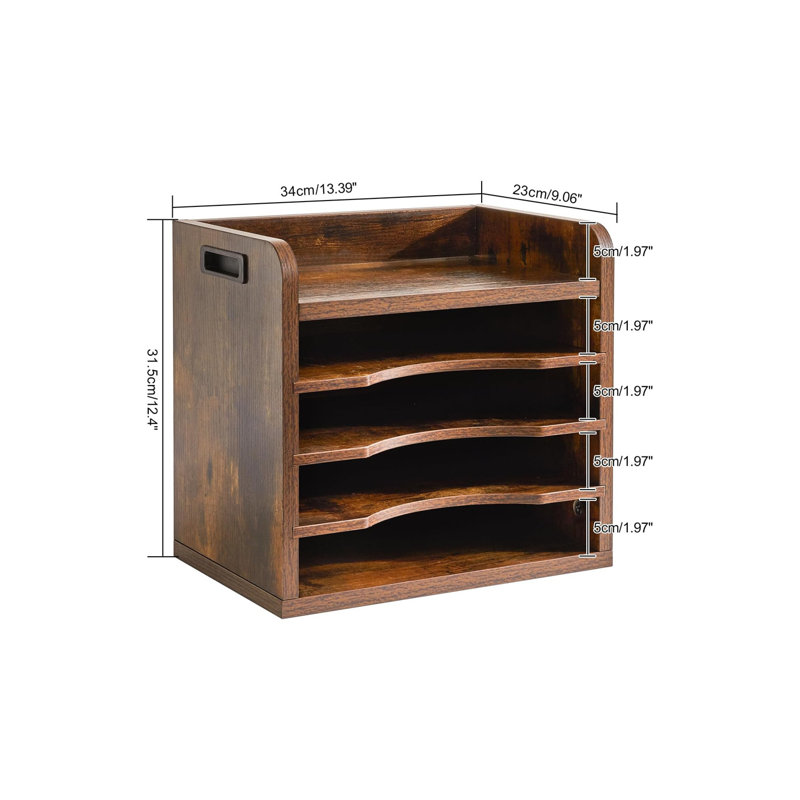 Solid Wood File Organiser