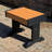 Aatikah Plastic Adirondack Chair with Ottoman/Table-26130147