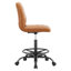 Chaise de dessinateur en cuir végétalien sans accoudoirs Ripple par Modway-1984504249-1984504262