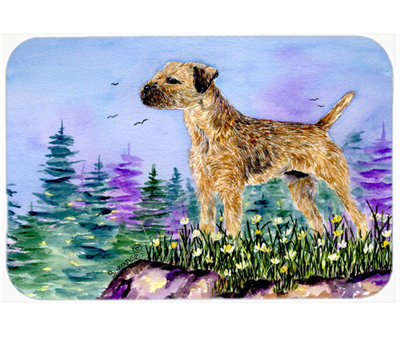 Planche à découper en verre trempé east urban home terrier
